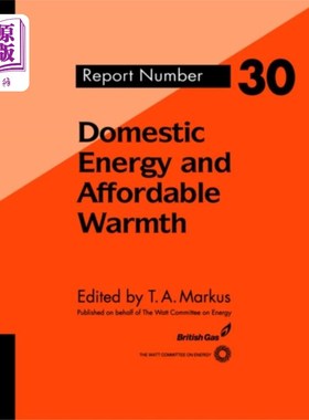 海外直订Domestic Energy and Affordable Warmth 家庭能源和可负担的温暖