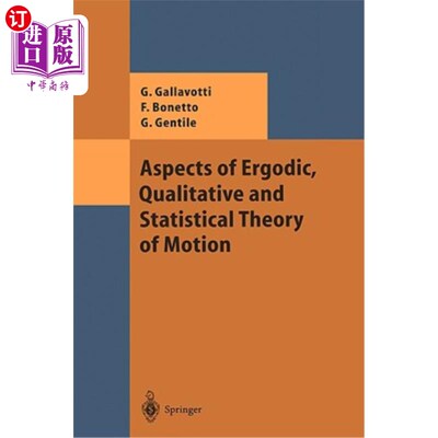 海外直订Aspects of Ergodic, Qualitative and Statistical Theory of Motion 运动的遍历、定性和统计理论