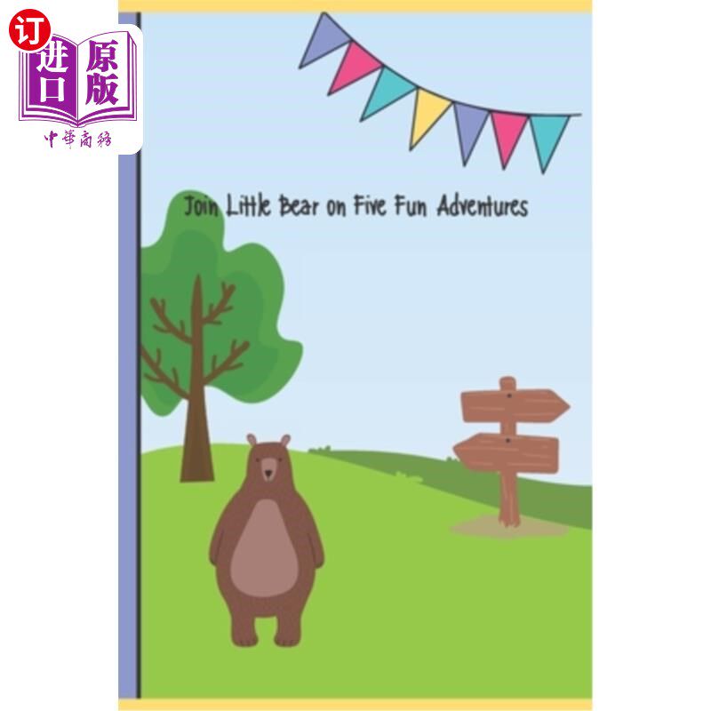 海外直订Join Little Bear on Five Fun Adventures 加入小熊的五个有趣的冒险