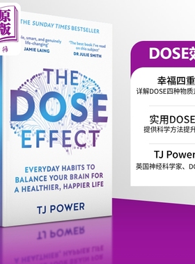 预售 DOSE效应 英文原版 The DOSE Effect Tj Power 神经科学 提高生产力 多巴胺 心理健康【中商原版】