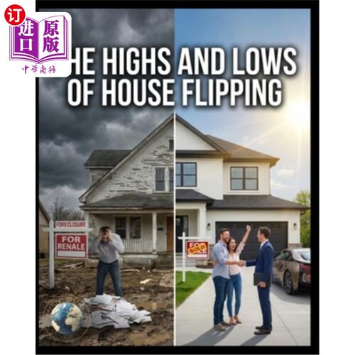 海外直订The Highs and Lows of House Flipping: House Flipping 房屋翻新的高潮与低谷：房屋翻新