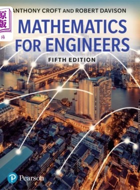 海外直订Mathematics for Engineers, Global Edition + MyLab Math with Pearson eText (Packa 工程师数学5e与MyMathL