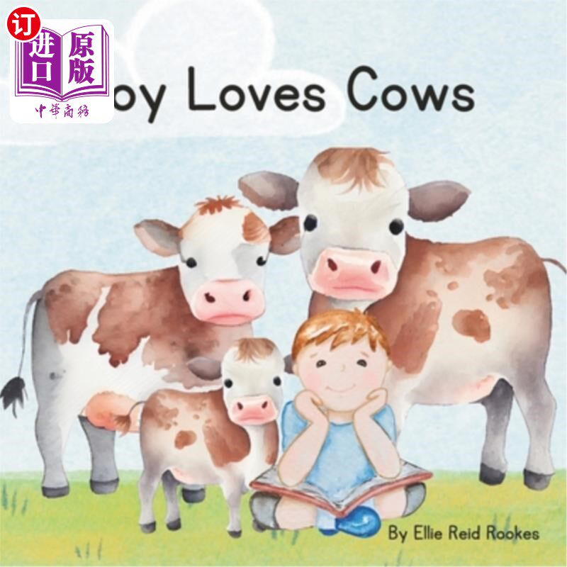 海外直订Coy Loves Cows 科伊喜欢奶牛