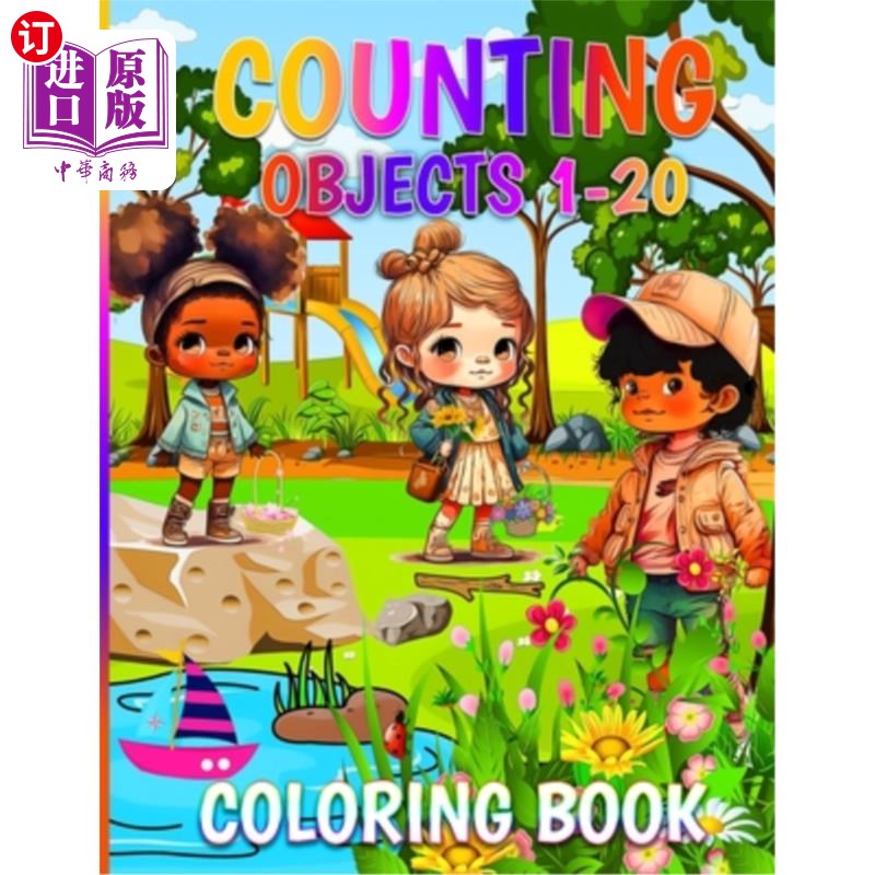 海外直订Counting Objects 1-2: Coloring Book 计数对象1-2:着色书