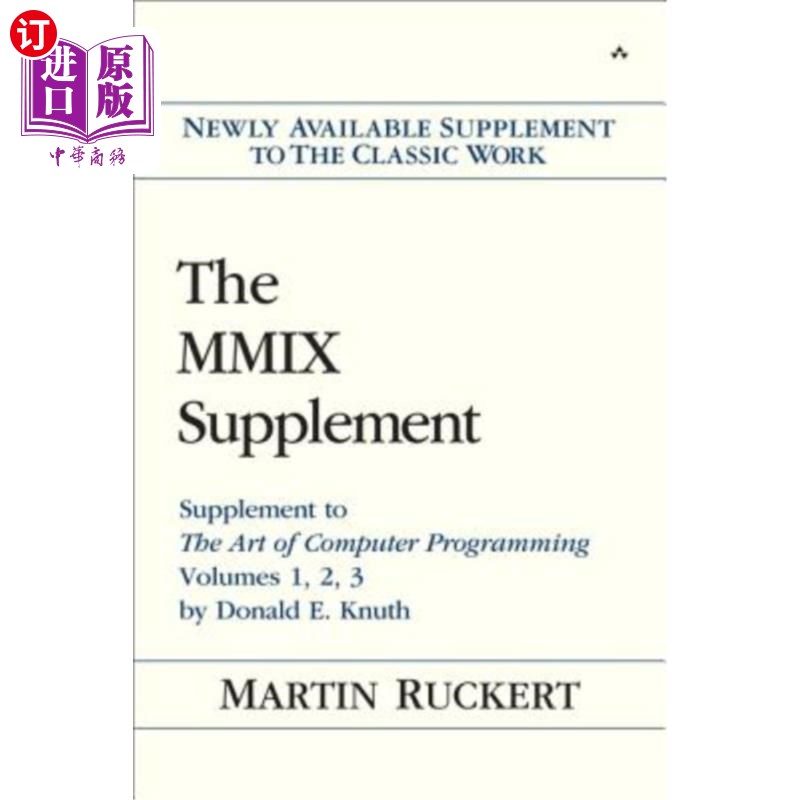 海外直订The MMIX Supplement: Supplement to the Art of Computer Programming Volumes 1, 2, MMIX补充:Don