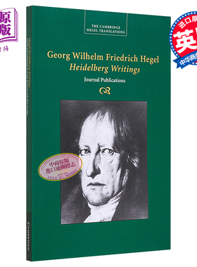 现货 黑格尔 海德堡文集 英文原版 Georg Wilhelm Friedrich Hegel Heidelberg Writings【中商原版】