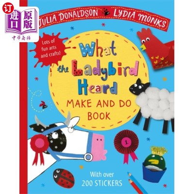 海外直订What the Ladybird Heard Make and Do 瓢虫听到了什么，做什么