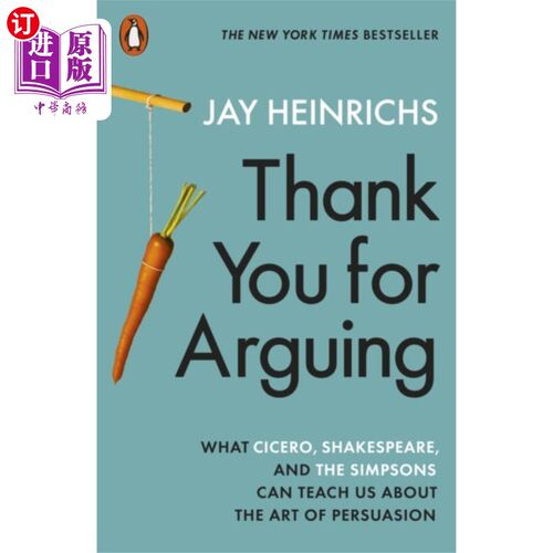 海外直订Thank You for Arguing 谢谢你的争论