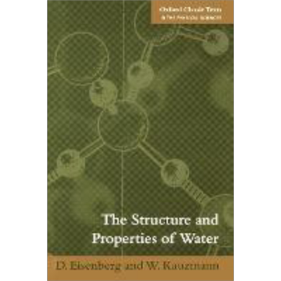 现货 水的结构和性能 The Structure and Properties of Water 英文原版 D Eisenberg【中商原版】