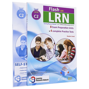 LRN iESOL考试备考宝典 Flash on LRN CEFR C2 Practice Tests Self-study C2等级 模拟测试 自学套装练习题含答案【中商原版