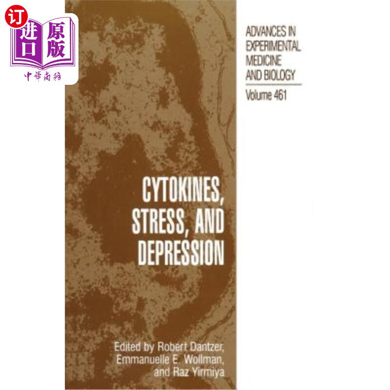 海外直订医药图书Cytokines, Stress, and Depression 细胞因子，压力和抑郁