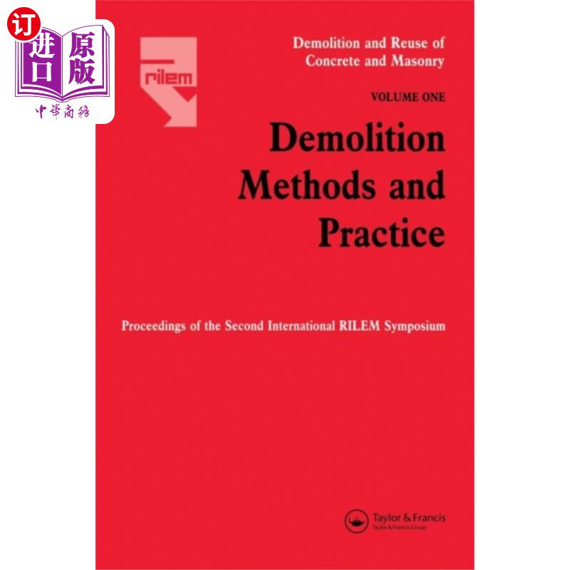海外直订Demolition Methods and Practice V1 拆除重用Conc梅森V1