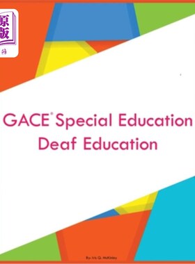 海外直订GACE Special Education Deaf Education GACE特殊教育聋人教育