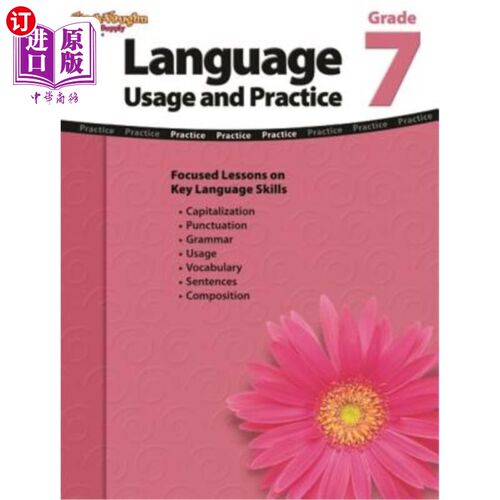 海外直订Language: Usage and Practice Reproducible Grade 7 语言:用法和实践可重复等级7