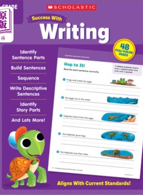海外直订Scholastic Success with Writing Grade 1 一年级写作的学术成就