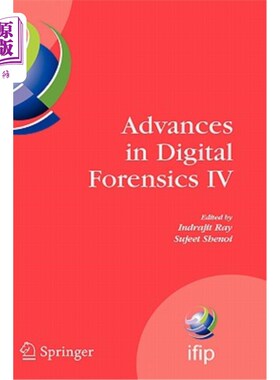 海外直订Advances in Digital Forensics IV 数字取证进展4