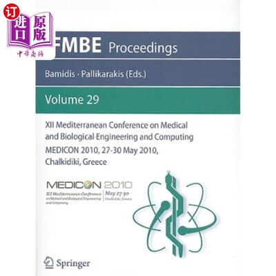海外直订医药图书XII Mediterranean Conference on Medical and Biological Engineering and Computing 第十二届2010年地中