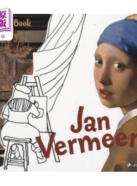 海外直订Coloring Book Jan Vermeer 涂色书简·维米尔