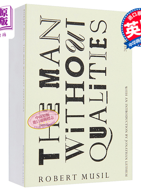 预售 罗伯特穆齐尔 没有个性的人 英文原版 The Man Without Qualities Robert Musil【中商原版】
