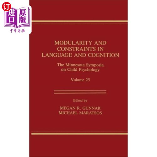 海外直订Modularity and Constraints in Language and Cogni... 语言与认知中的模块化与约束