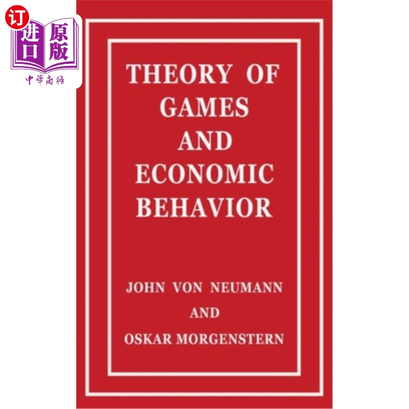 海外直订Theory of Games and Economic Behavior 博弈论与经济行为
