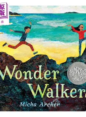 预售 Micha Archer 奇妙之旅 Wonder Walkers 凯迪克获奖作品 2021 名家插画师儿童绘本 故事图画书 英文原版 进口图书【中商原版?