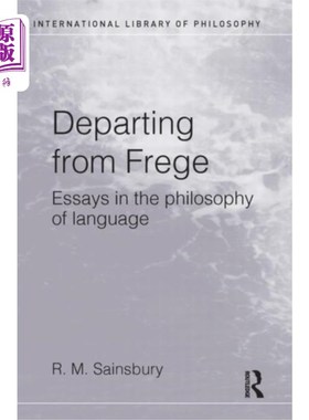 海外直订Departing from Frege 从弗雷格出发