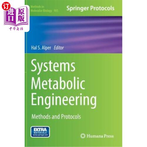 海外直订Systems Metabolic Engineering: Methods and Protocols 系统代谢工程：方法和协议