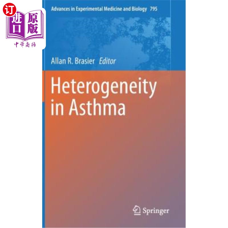海外直订医药图书Heterogeneity in Asthma 哮喘的异质性