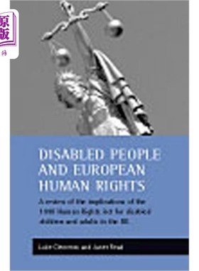 海外直订Disabled people and European human rights 残疾人与欧洲人权
