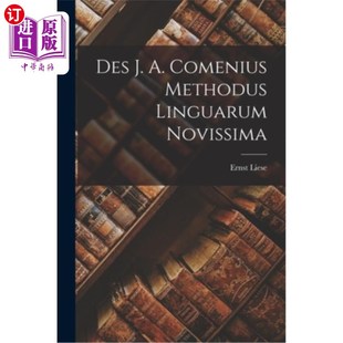 Comenius Methodus Linguarum 海外直订Des 德斯·夸美纽斯 Novissima 诺维西马语