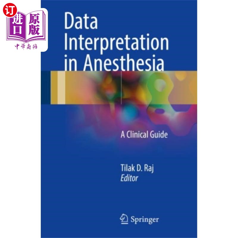 海外直订医药图书Data Interpretation in Anesthesia 麻醉数据解释