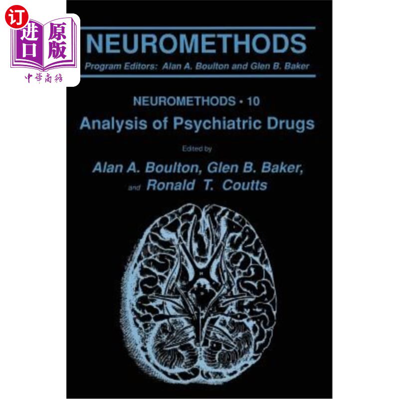 海外直订医药图书Analysis of Psychiatric Drugs 精神病药物分析