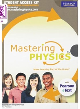 海外直订MasteringPhysics (TM) with Pearson eText Student... 掌握物理(TM)与皮尔逊eText学生访问套件的基本大学物理