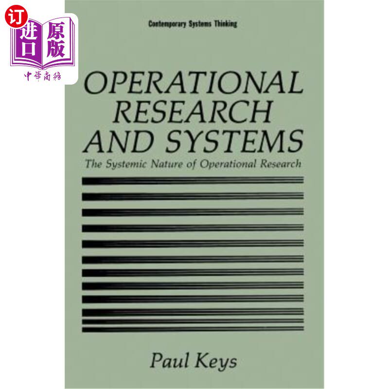 海外直订Operational Research and Systems: The Systemic Nature of Operational Research 运筹学与系统：运筹学的系统性