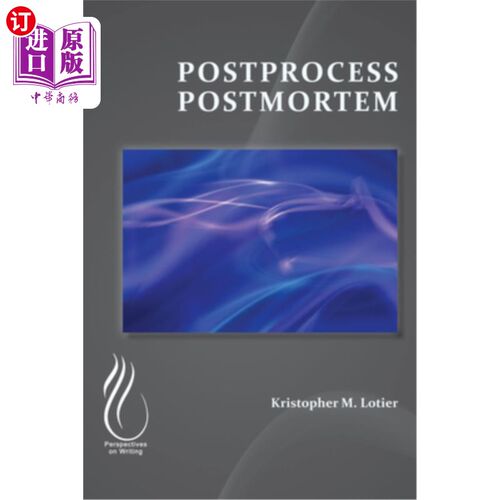 海外直订Postprocess Postmortem 后处理后期