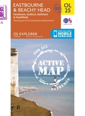 海外直订Eastbourne & Beachy Head, Newhaven, Seaford, Hai... 伊斯特本和比奇角，纽黑文，西福德，黑尔舍姆和希思菲尔德