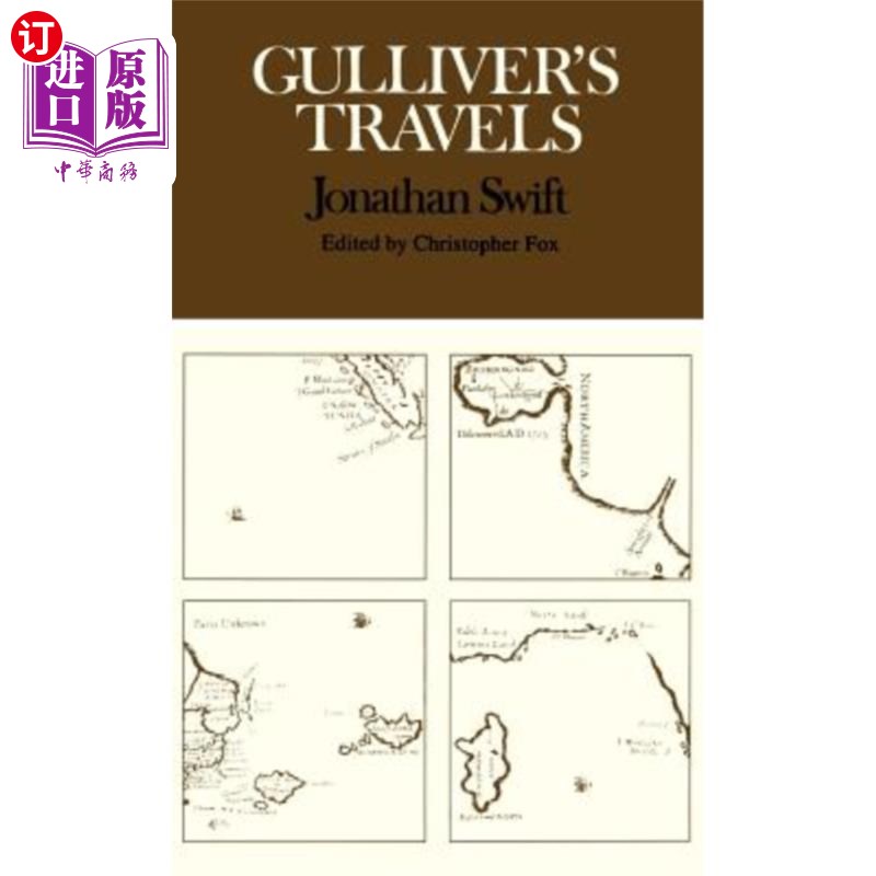 海外直订Gulliver's Travels by Jonathan Swift 乔纳森·斯威夫特的《格列佛游记》