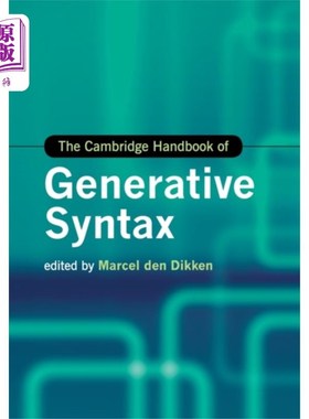 海外直订Cambridge Handbook of Generative Syntax 剑桥生成语法手册