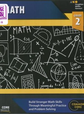 海外直订Core Skills Mathematics Workbook Grade 2 Steck Vaughn核心技能数学：2级练习册