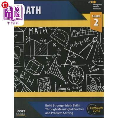 海外直订Core Skills Mathematics Workbook Grade 2 Steck Vaughn核心技能数学：2级练习册