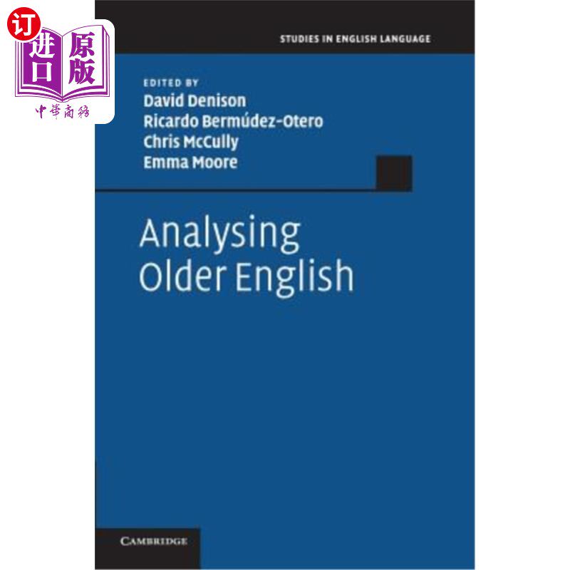 海外直订Analysing Older English 分析古英语