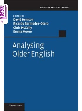 海外直订Analysing Older English 分析古英语