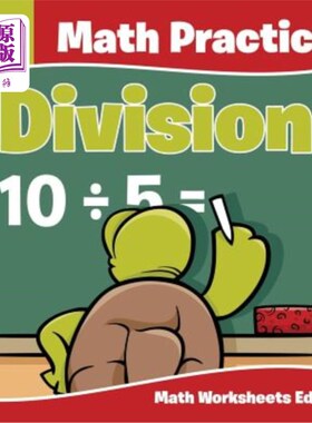 海外直订2nd Grade Math Practice: Division Math Worksheets Edition 二年级数学实习：师级数学作业表版