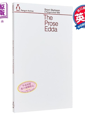 90周年企鹅档案系列 斯诺里 斯图鲁松 散文埃达 Penguin Archive The Prose Edda 英文原版 Snorri Sturluson【中商原版】