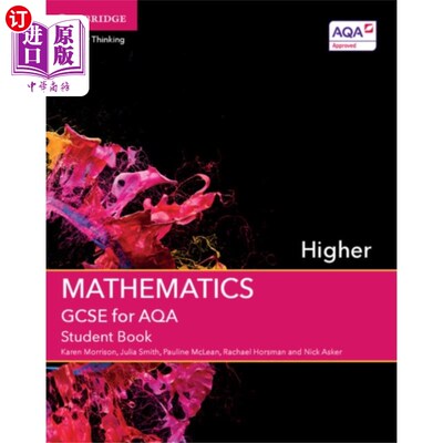 海外直订GCSE Mathematics for AQA Higher Student Book GCSE高等数学AQA学生用书