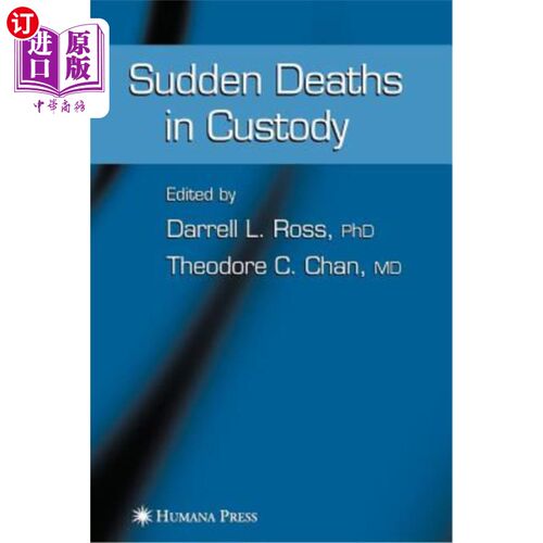 海外直订医药图书Sudden Deaths in Custody