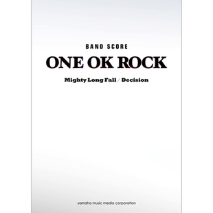 现货 ONE OK ROCK Mighty Long Fall/Decision 乐队谱 进口艺术 日文原版 【中商原版】