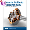 Guide Modeling 2022 3D建模 Drawing AutoCAD 教程指南AutoCAD 2D绘图 海外直订Tutorial