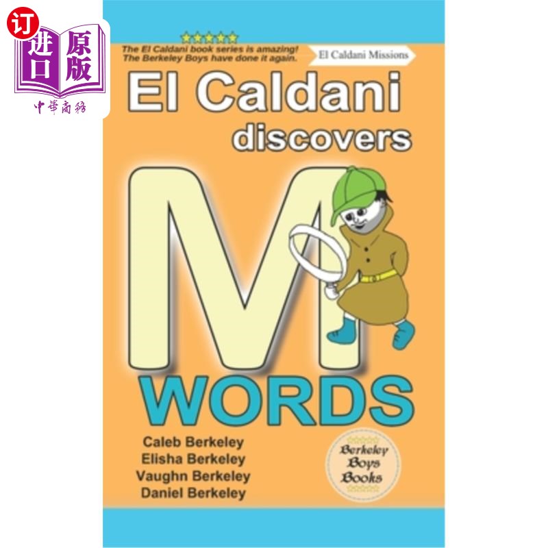 海外直订El Caldani Discovers M Words (Berkeley Boys Books - El Caldani Missions) El Caldani发现了M个单词(